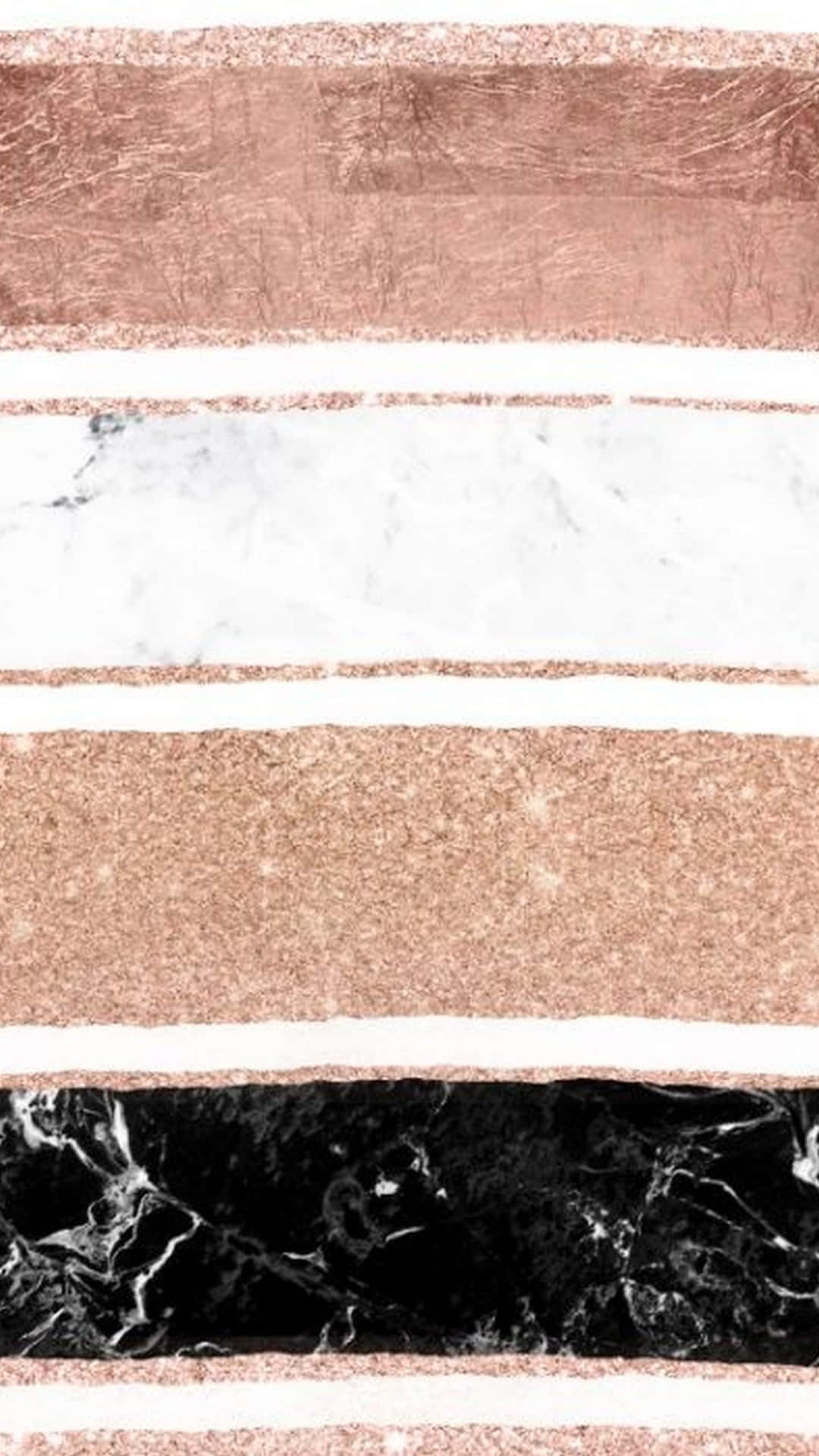 Rose Gold Marble Texture Banner Wallpaper