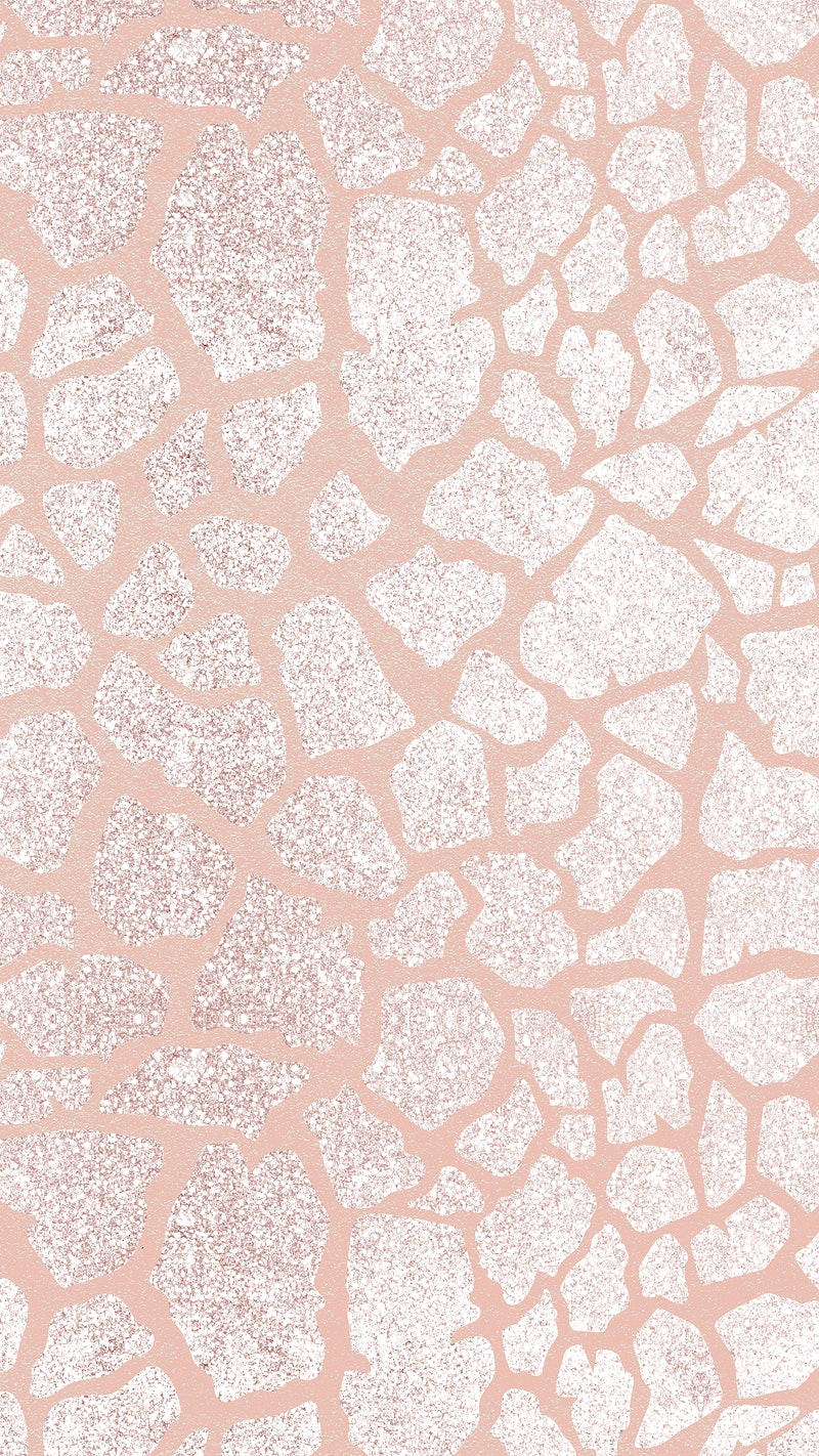 Et rosa og hvidt mønster med sten Wallpaper