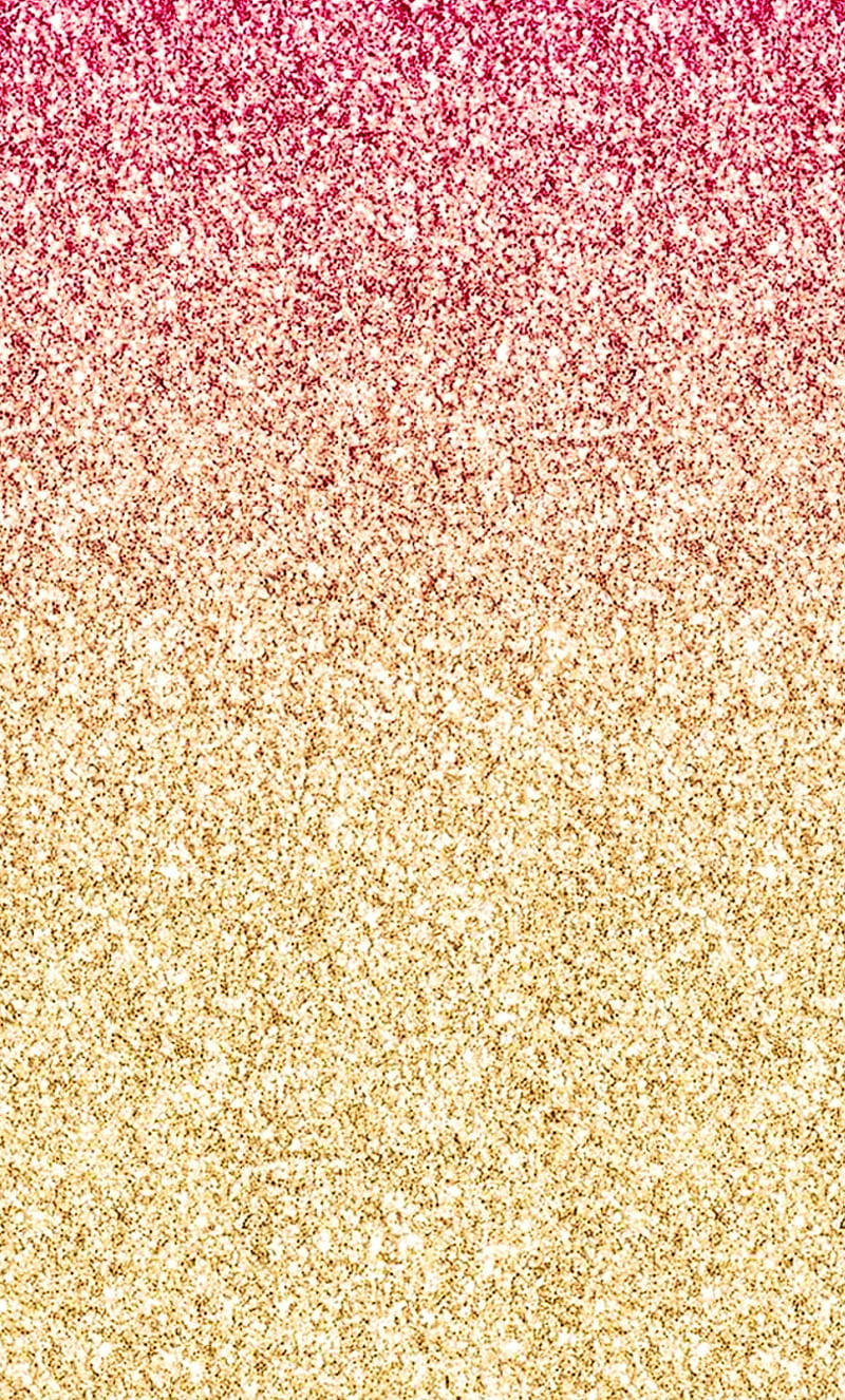 Enbakgrund Med Guld Och Rosa Glitter. Wallpaper