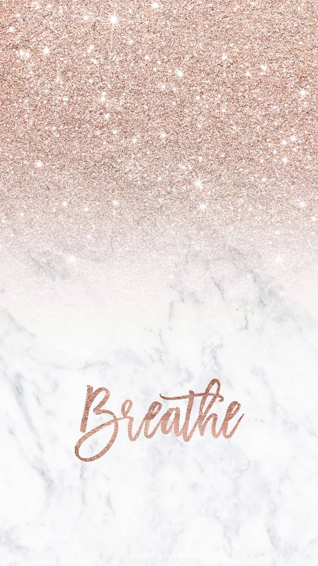 Exquisite Blend of Passion - The Alluring Rose Gold Ombre Wallpaper