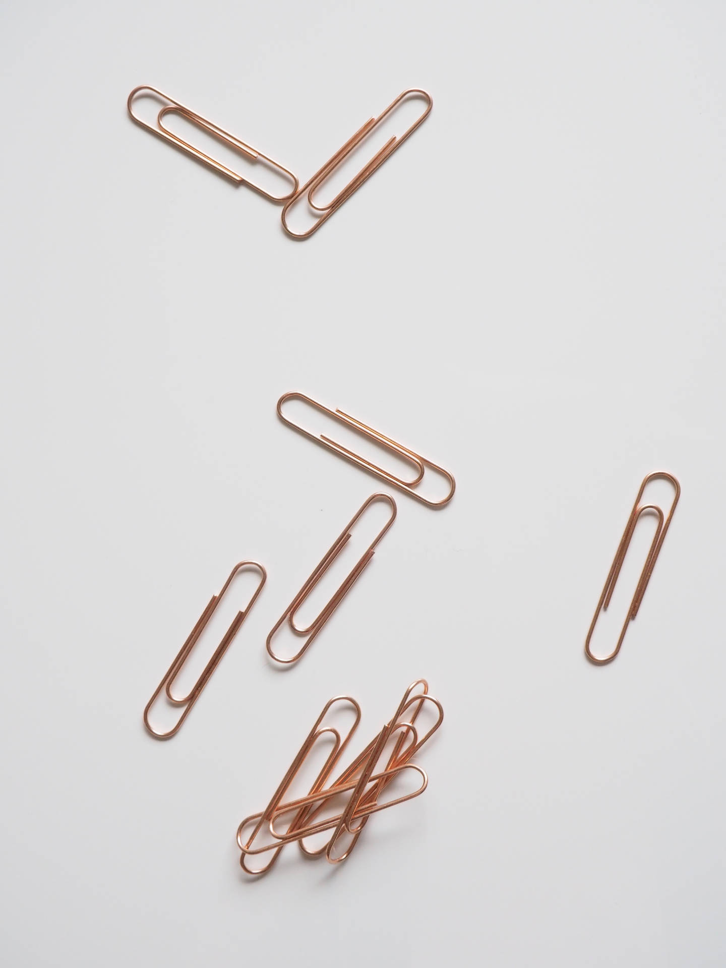 Rose Gold Paper Clips