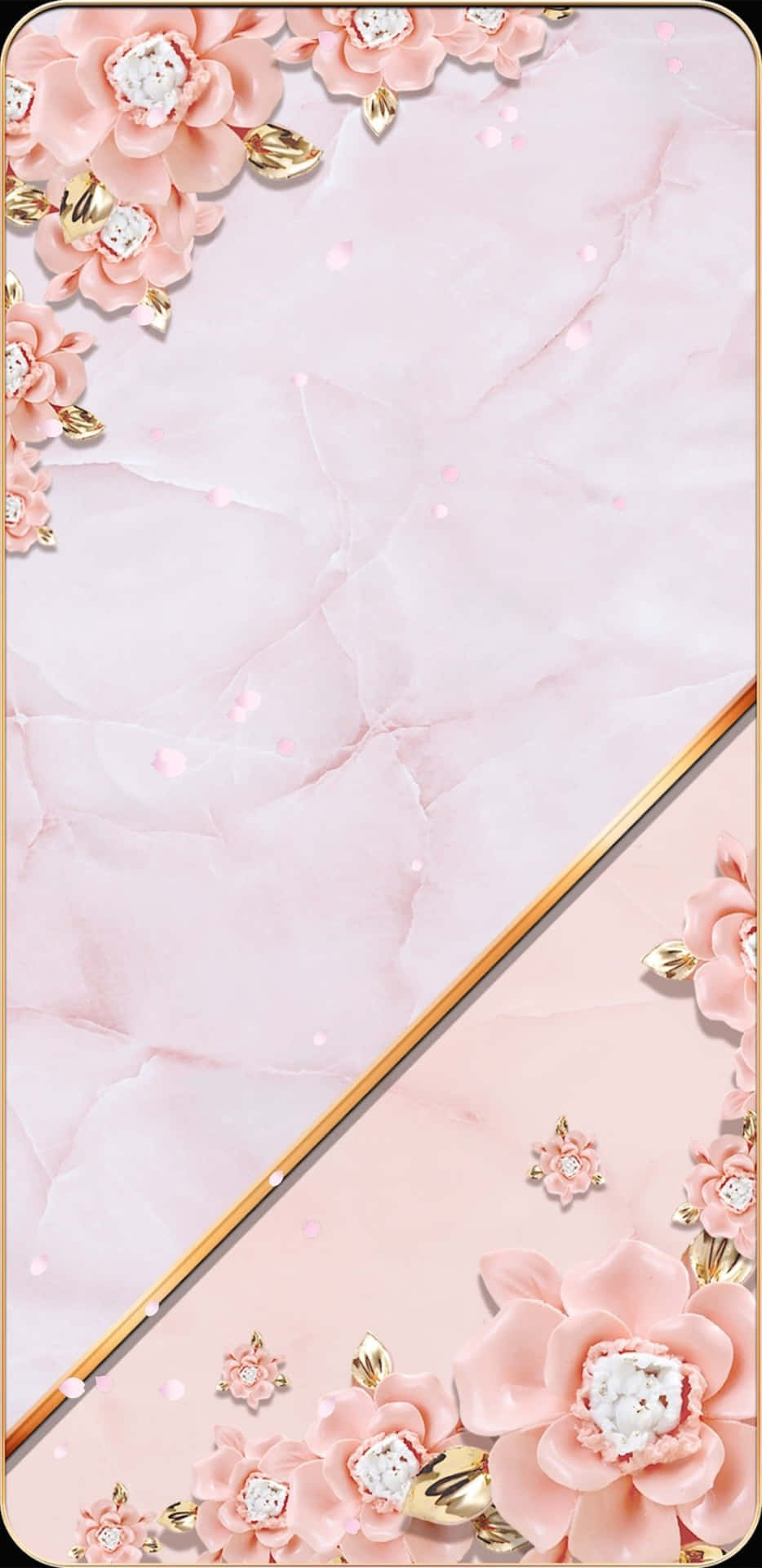 Rose Gold Phone Wallpaper