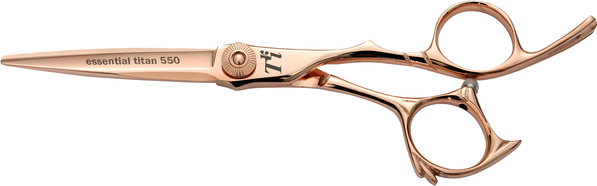 Rose Gold Professional Hairdressing Scissors PNG