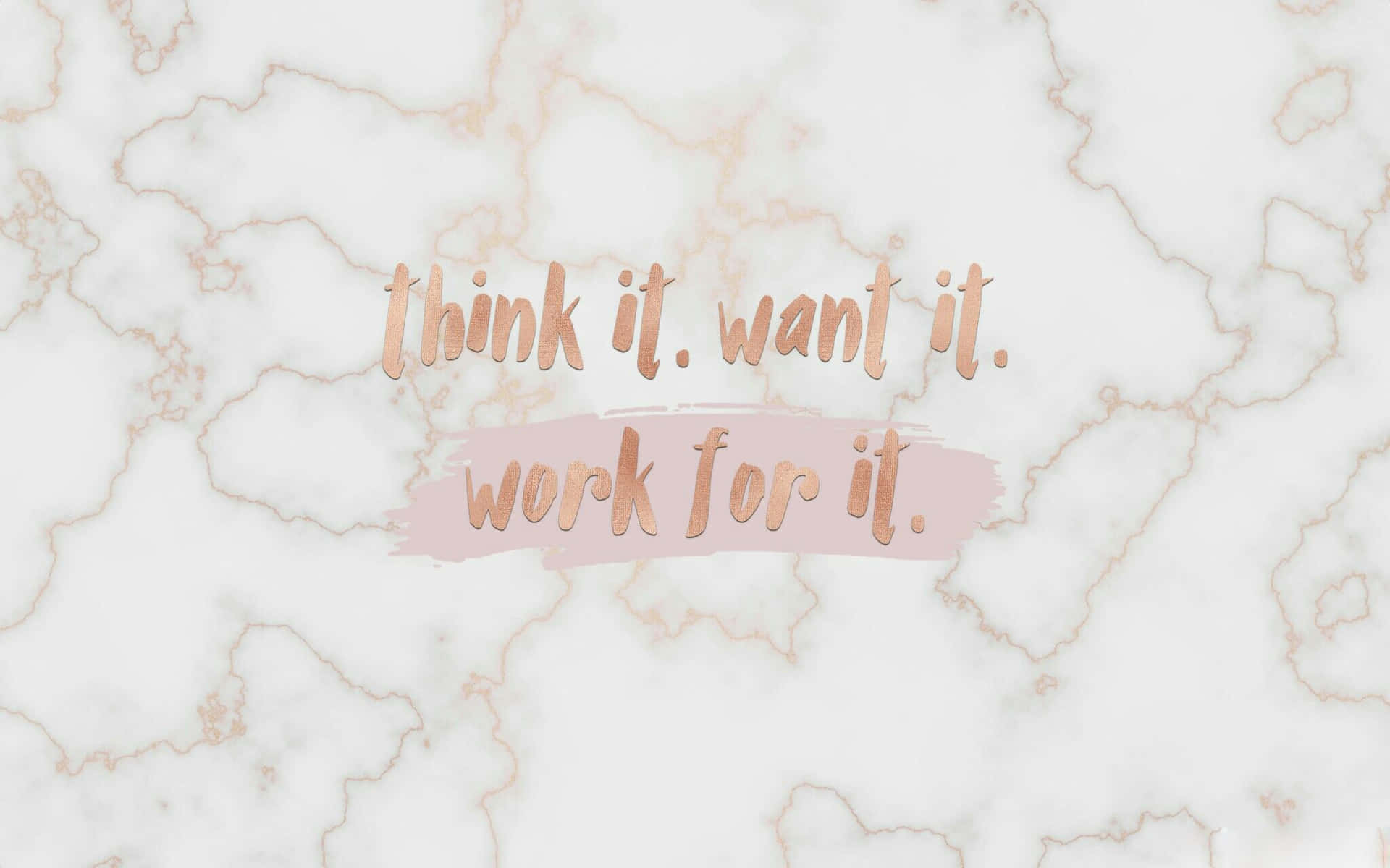 Rose Gold Quotes Work Wallpaper