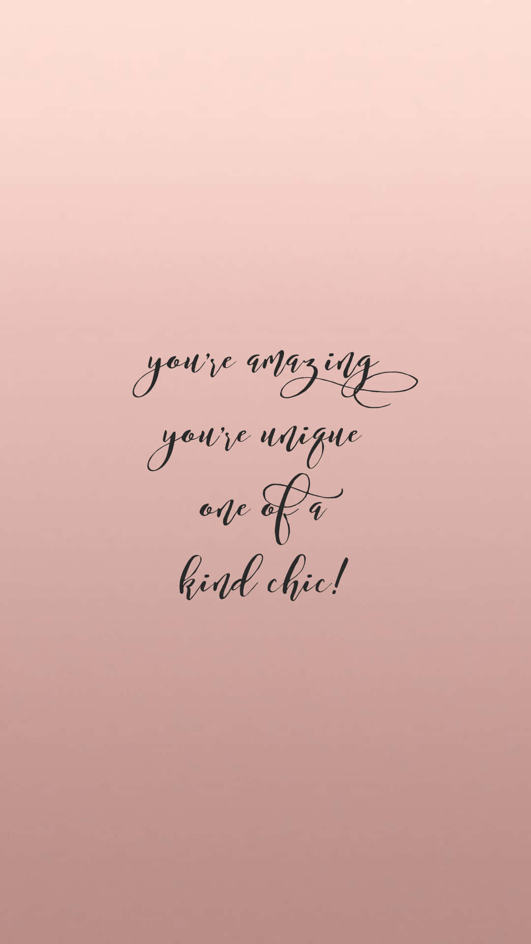 Rose Gold Quotes Amazing Wallpaper