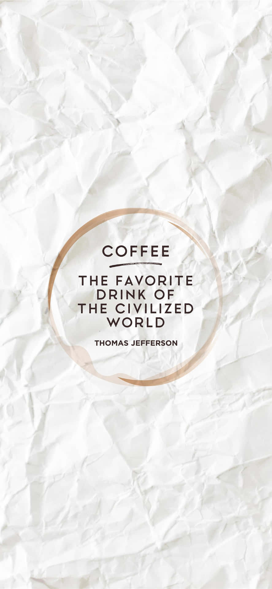 Rose Gold Quotes Coffee Wallpaper