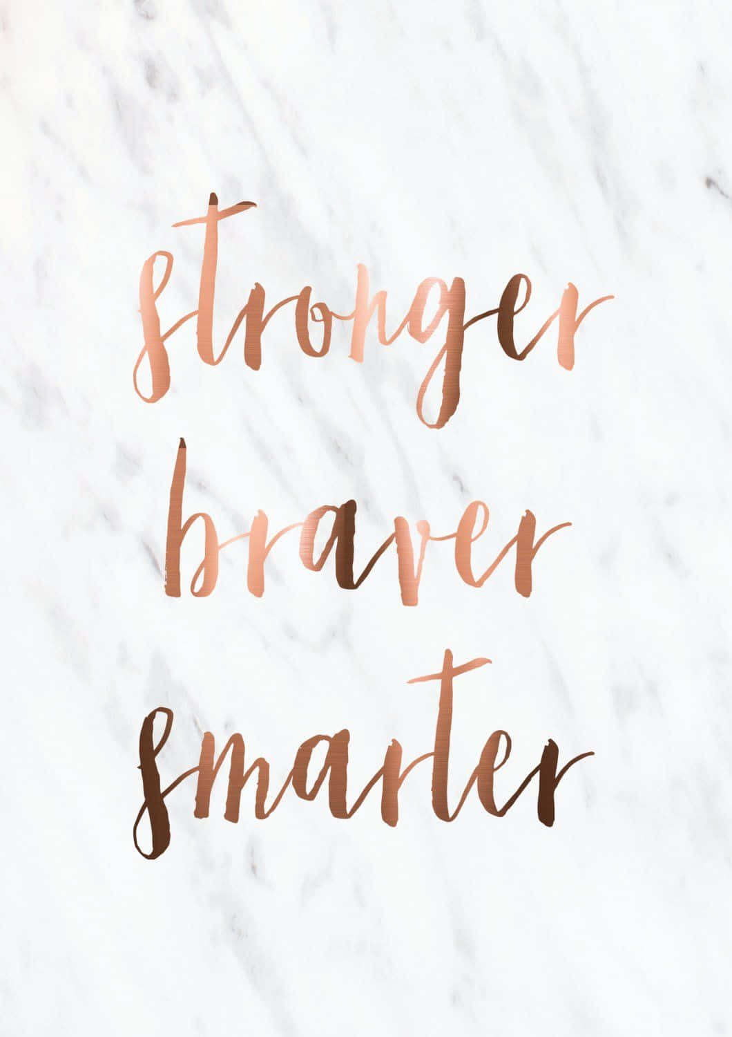 Rose Gold Quotes Smarter Wallpaper