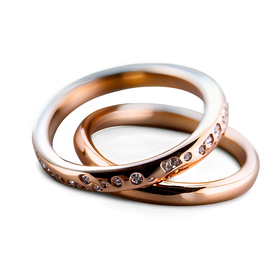 Rose Gold Rings Png 19 PNG