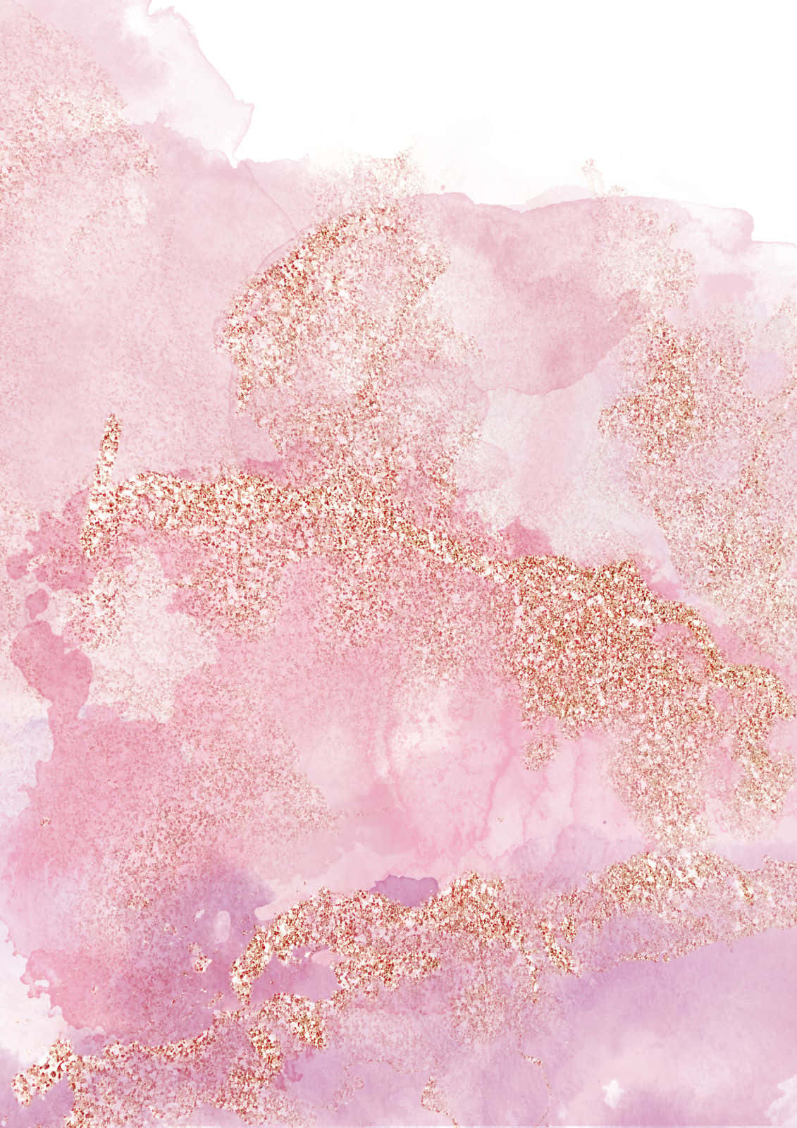 Rose Gold Watercolor Texture Wallpaper