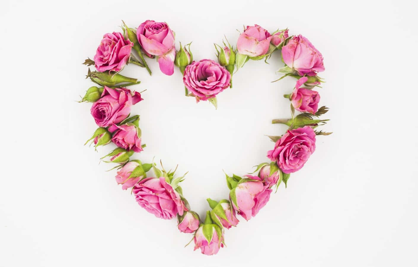 Captivating Rose Heart Wallpaper