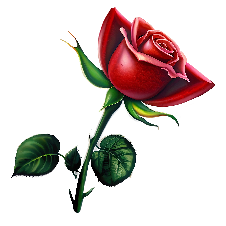 Rose Illustration Png 6 PNG