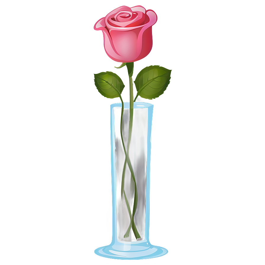 Rose In Vase Clipart Png Dut PNG