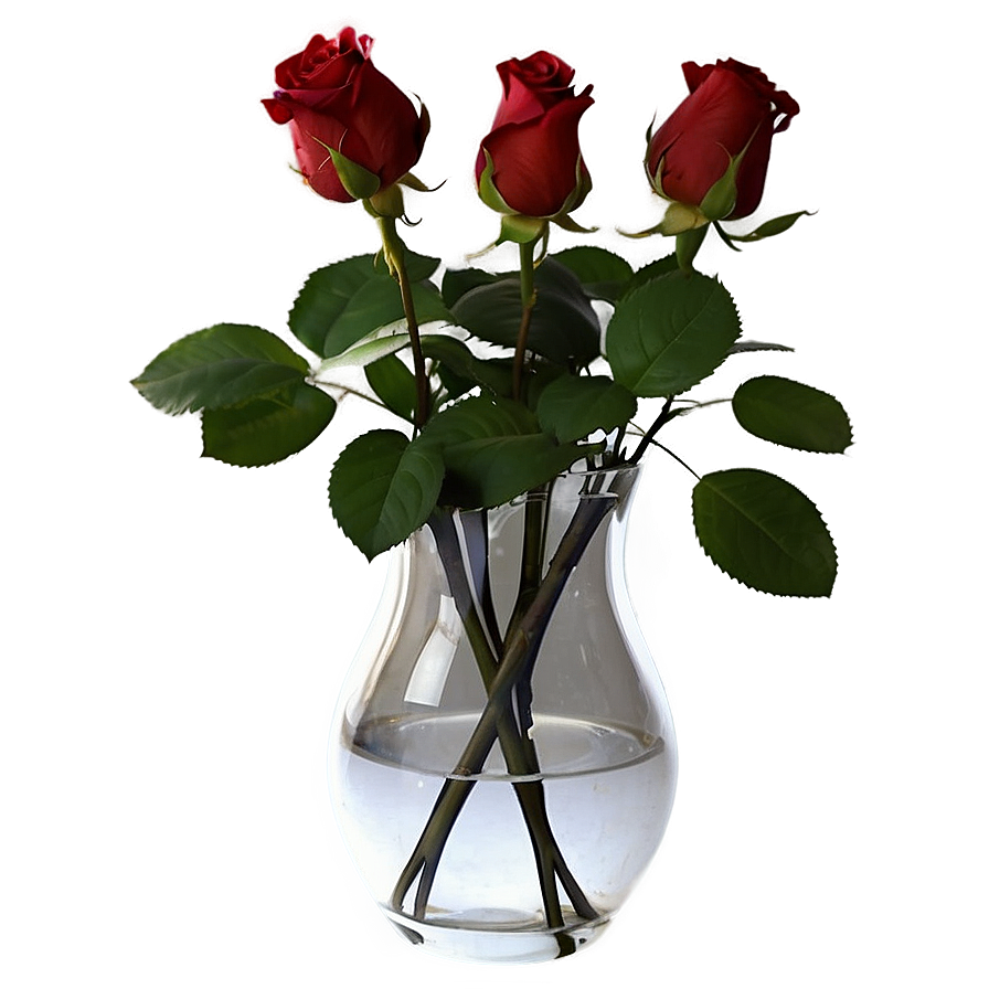 Rose In Vase Png 53 PNG