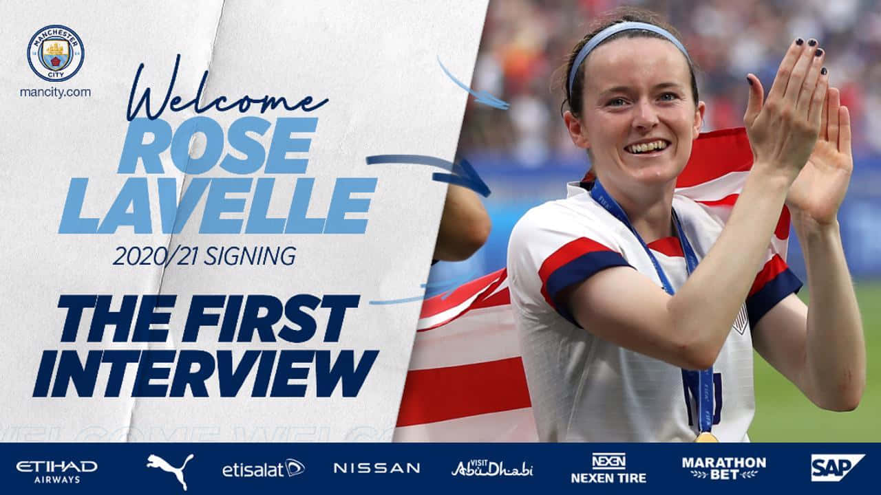 Rose Lavelle Manchester City Signing Announcement Wallpaper