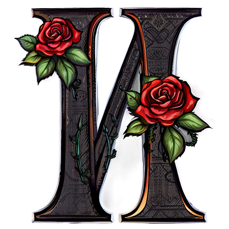Rose Monogram Clipart Png Wuj PNG
