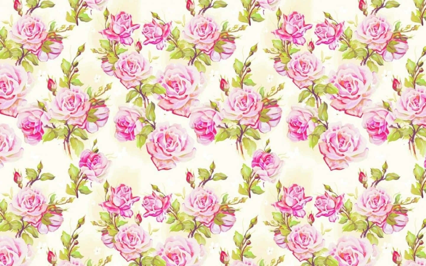 Elegant Rose Pattern Wallpaper Wallpaper