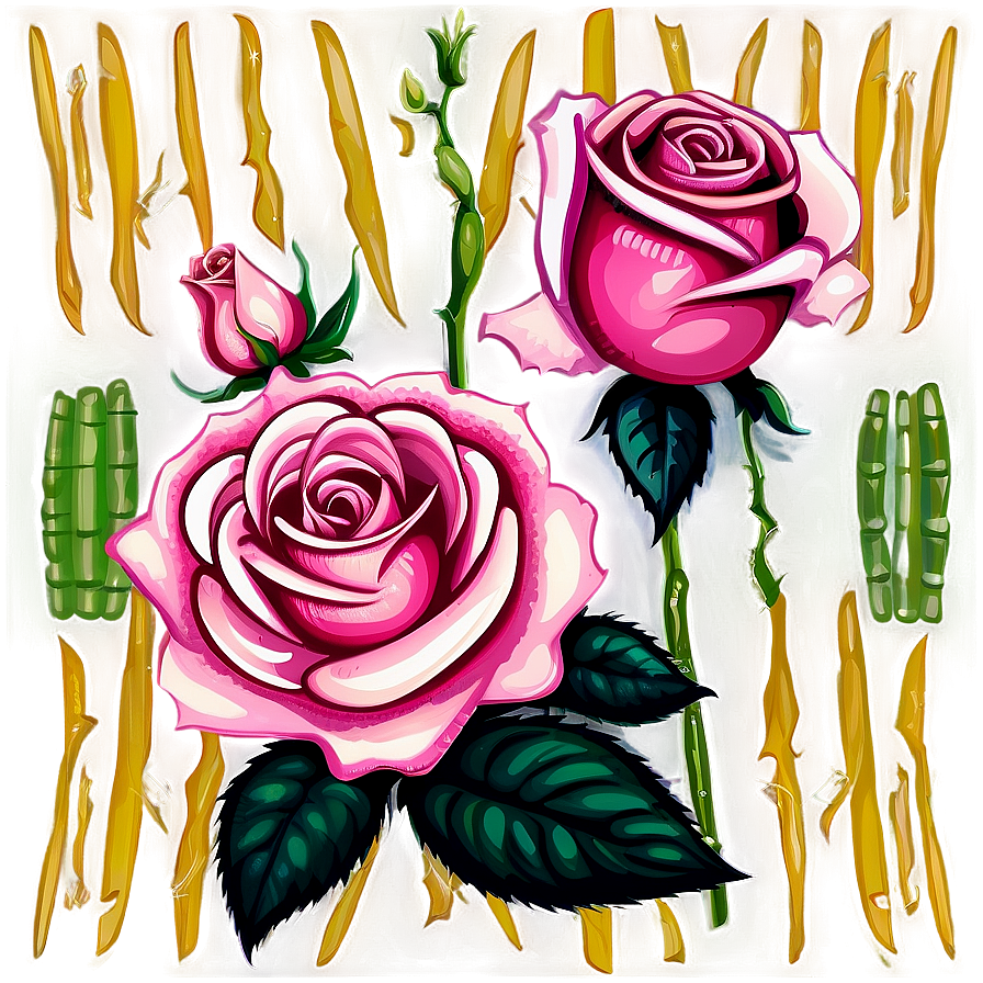 Rose Pattern Clipart Png 91 PNG