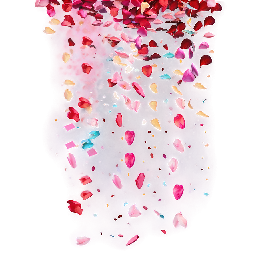 Rose Petals Falling Confetti Png Oyw13 PNG