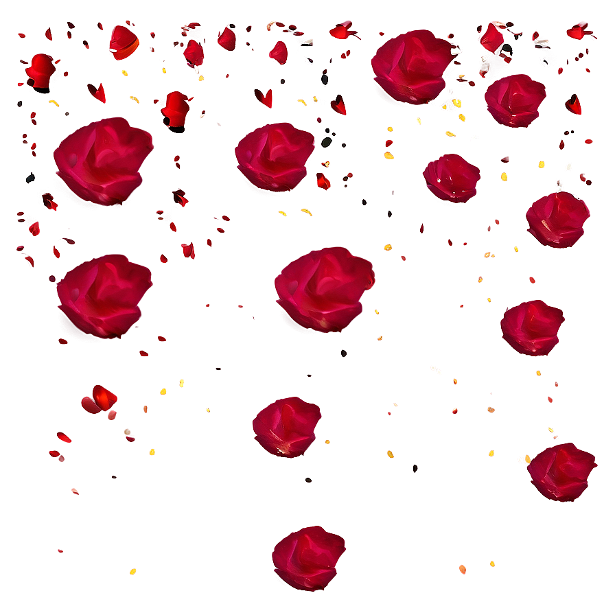 Download Rose Petals Falling Illustration Png Fsg | Wallpapers.com