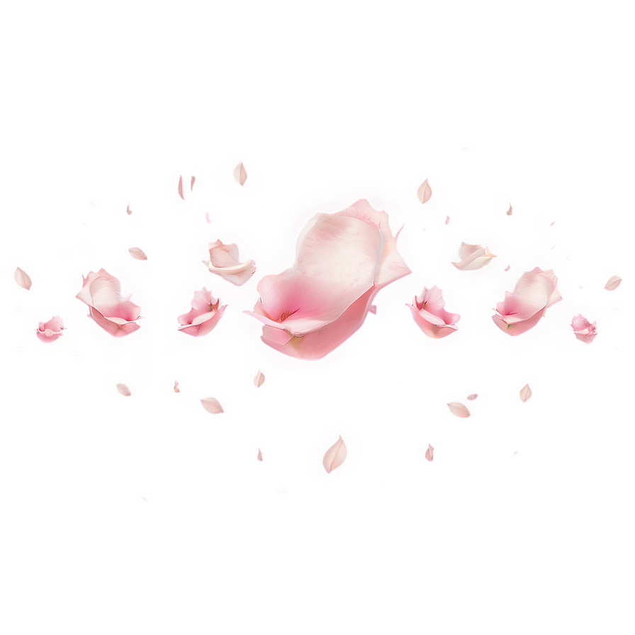 Rose Petals Falling Pattern Png 06262024 PNG
