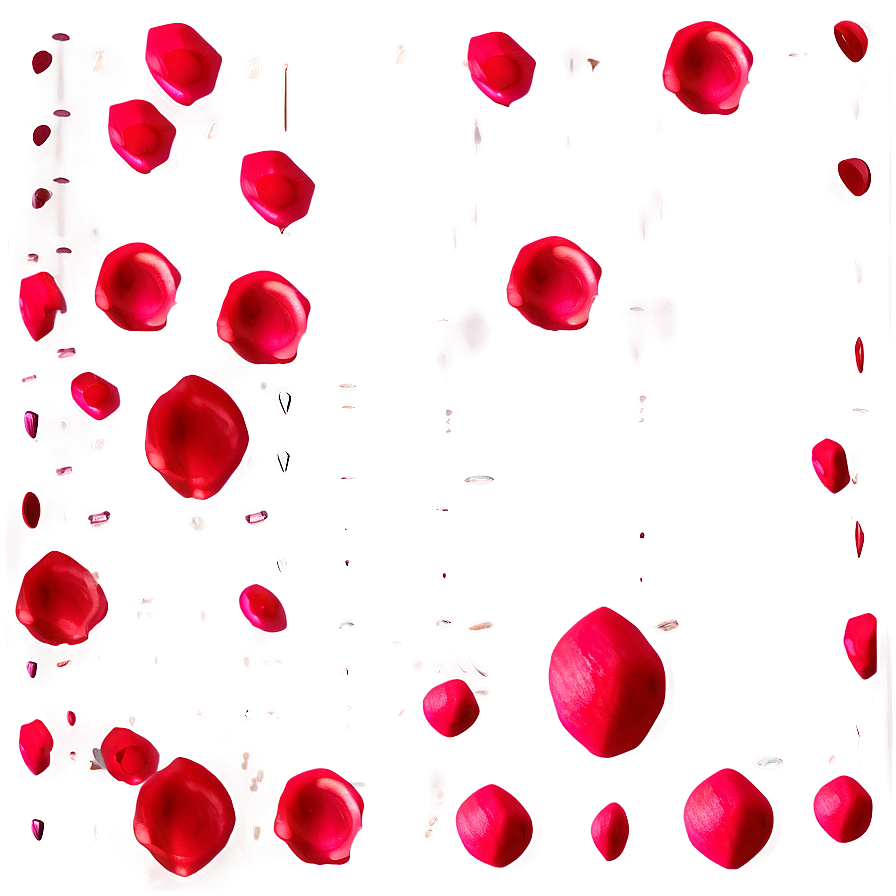 Rose Petals Falling Pattern Png Itk PNG
