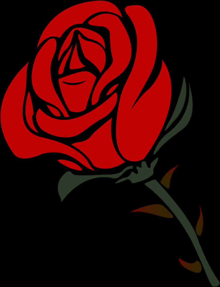 Rose Png - Red Rose Vector Png, Transparent Png PNG