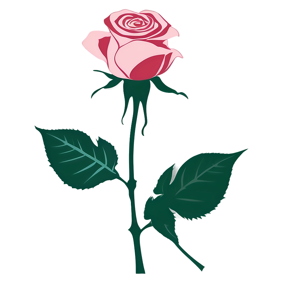 Rose Silhouette Clipart Png 2 PNG