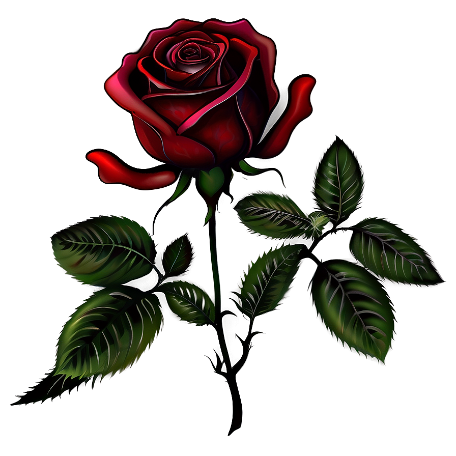 Rose Silhouette Png 5 PNG