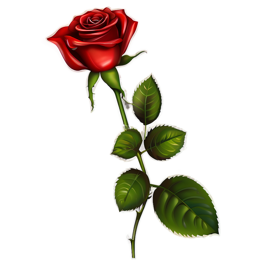 Rose Stem Clipart Png Rbp45 PNG