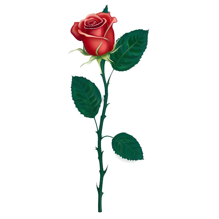 Rose Stem Png 06132024 PNG