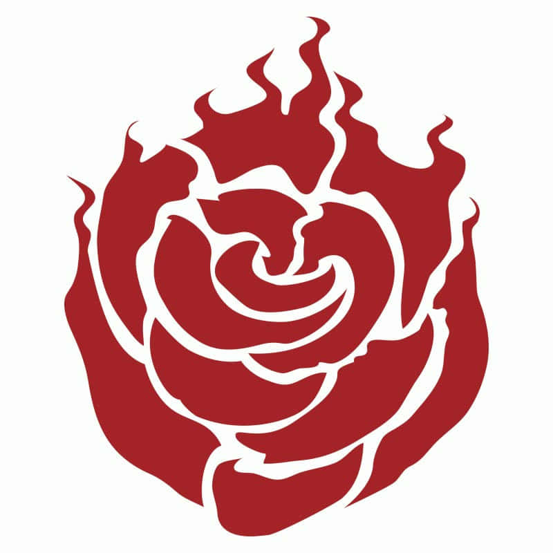 Symbolic Red Rose on Dark Background Wallpaper