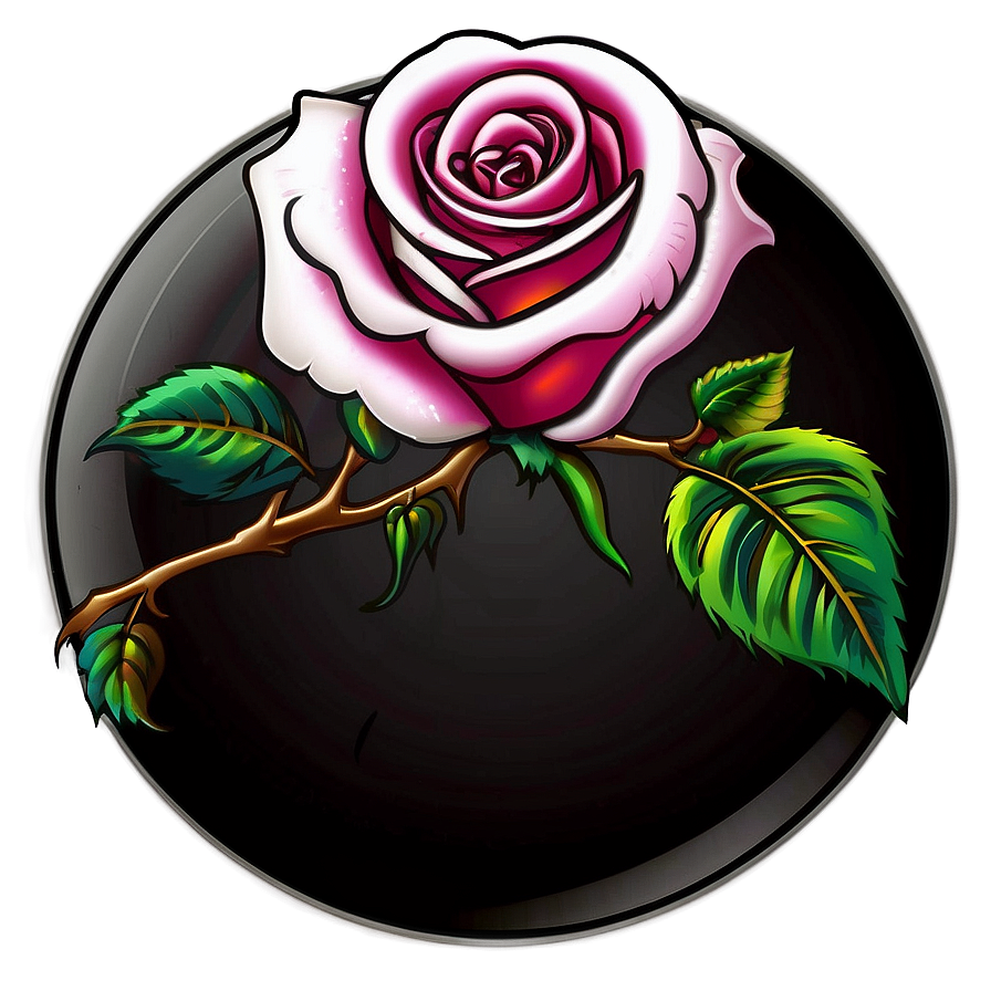 Rose Tattoo Clipart Png Cpe48 PNG