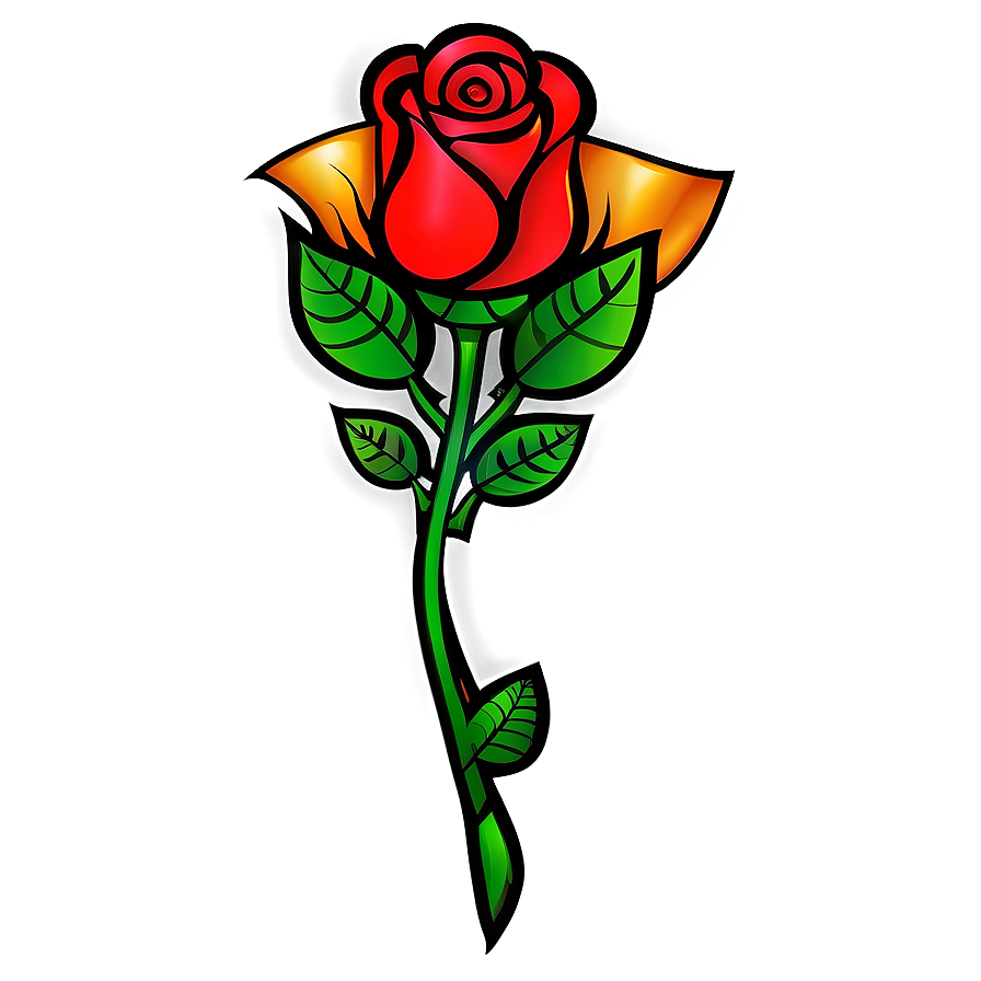 Rose Tattoo Clipart Png Skg61 PNG