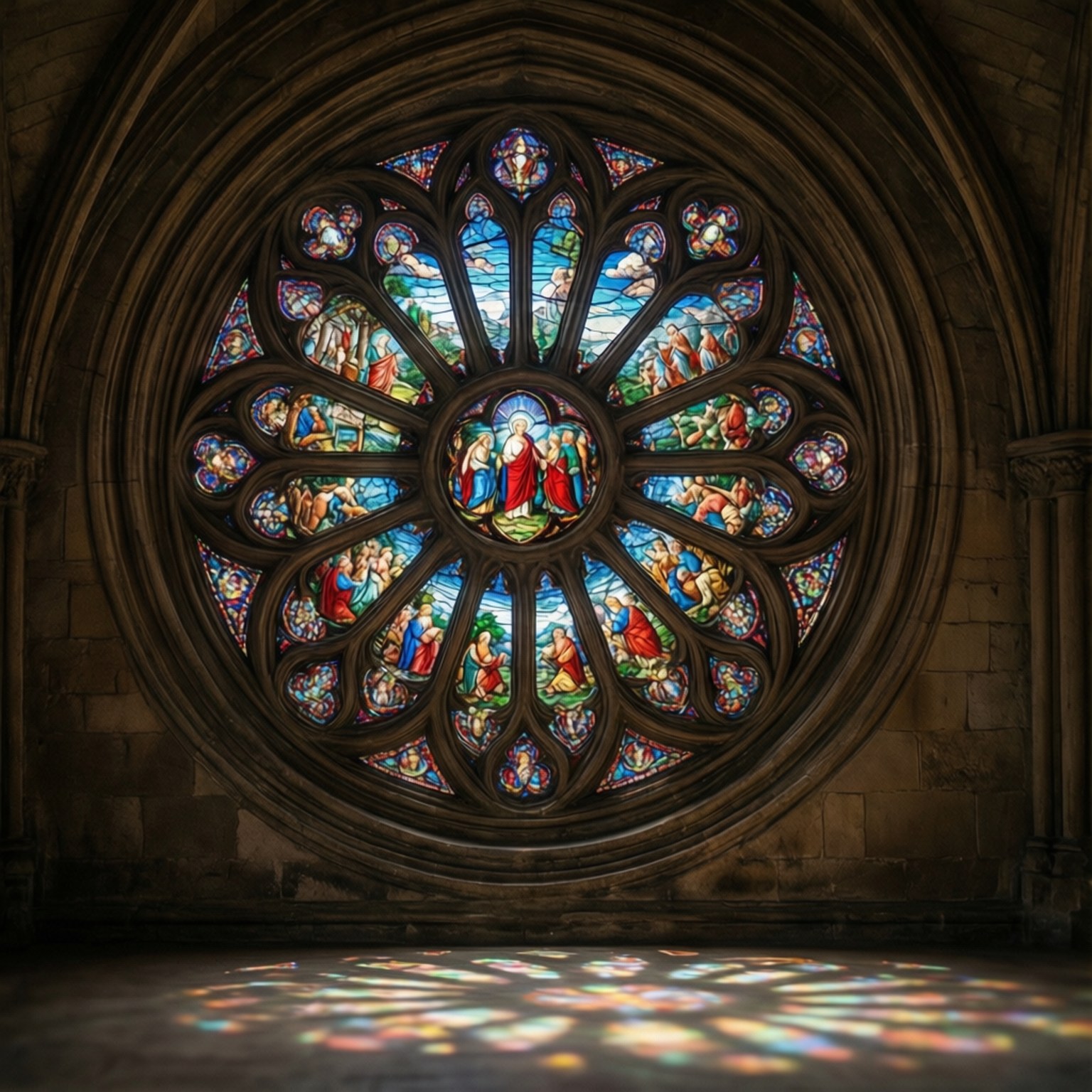 Rose Window Bakgrunner