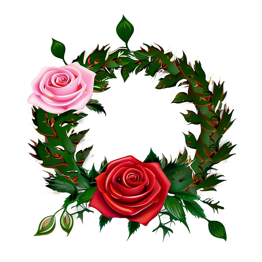 Rose Wreath Png 24 PNG