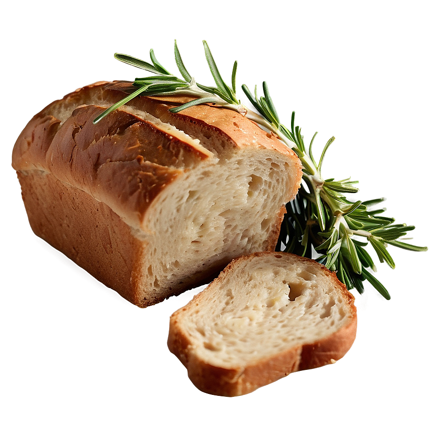 Rosemary Bread Slice Png 06132024 PNG