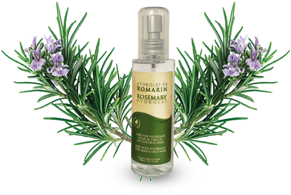 Rosemary Hydrolat Productwith Fresh Herbs PNG