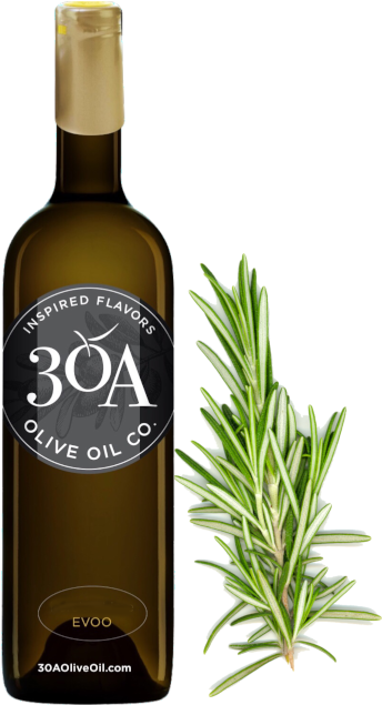 Rosemary Infused Olive Oil Bottle PNG