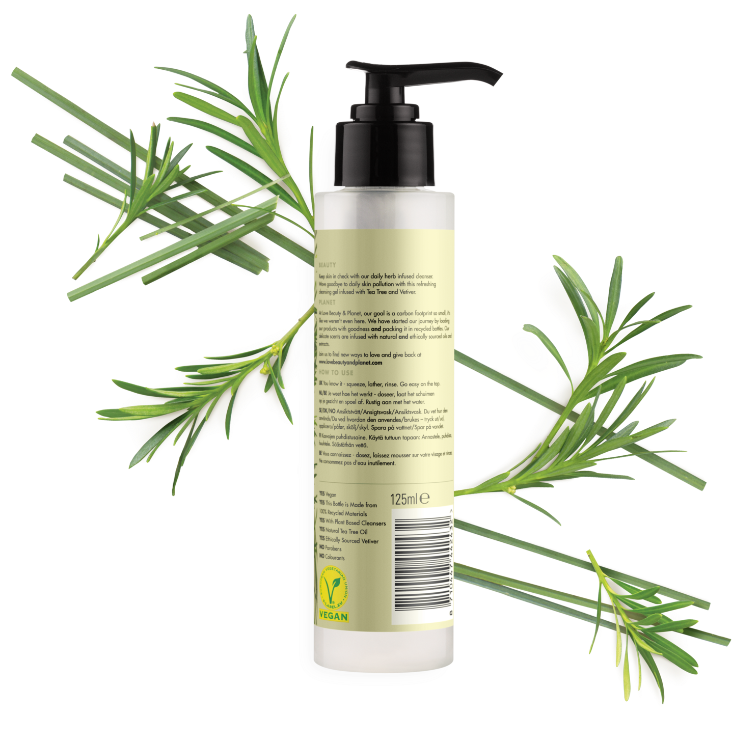 Rosemary Infused Skincare Product PNG
