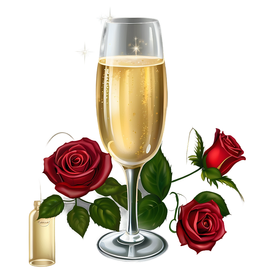 Roses And Champagne Png 66 PNG