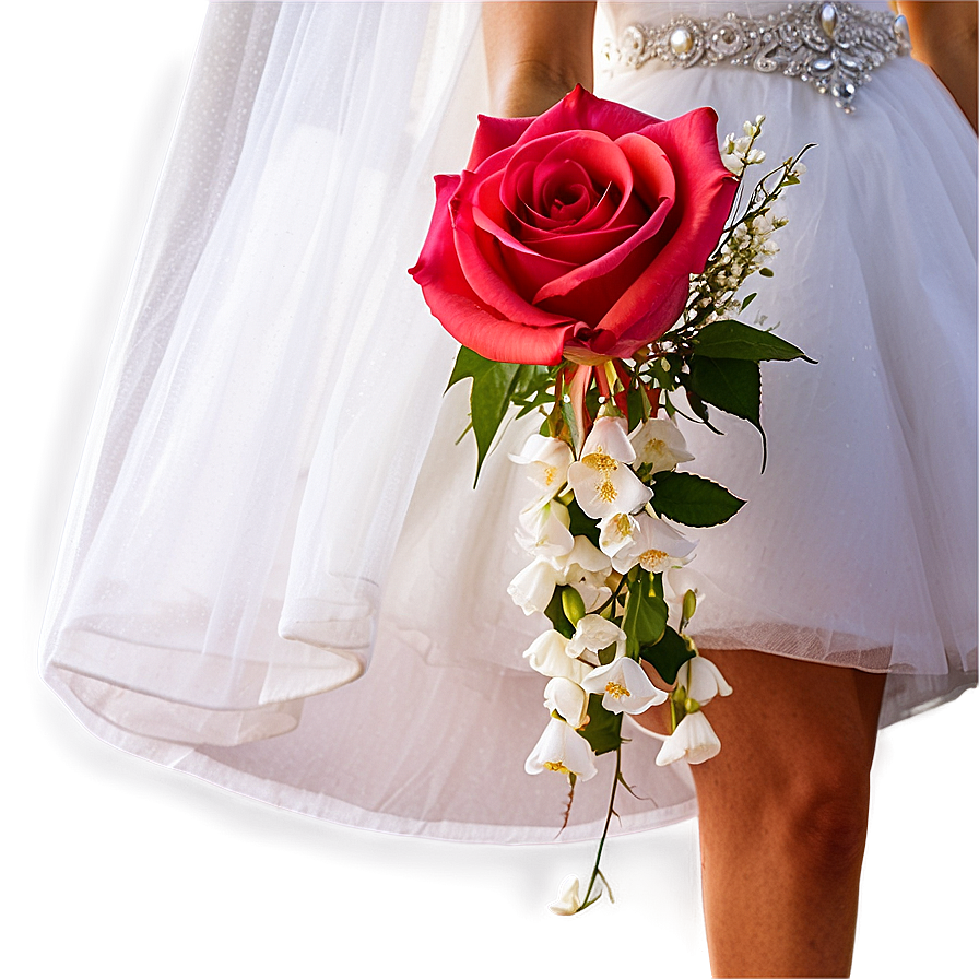 Download Roses Bridal Bouquet Png Vtv61 | Wallpapers.com