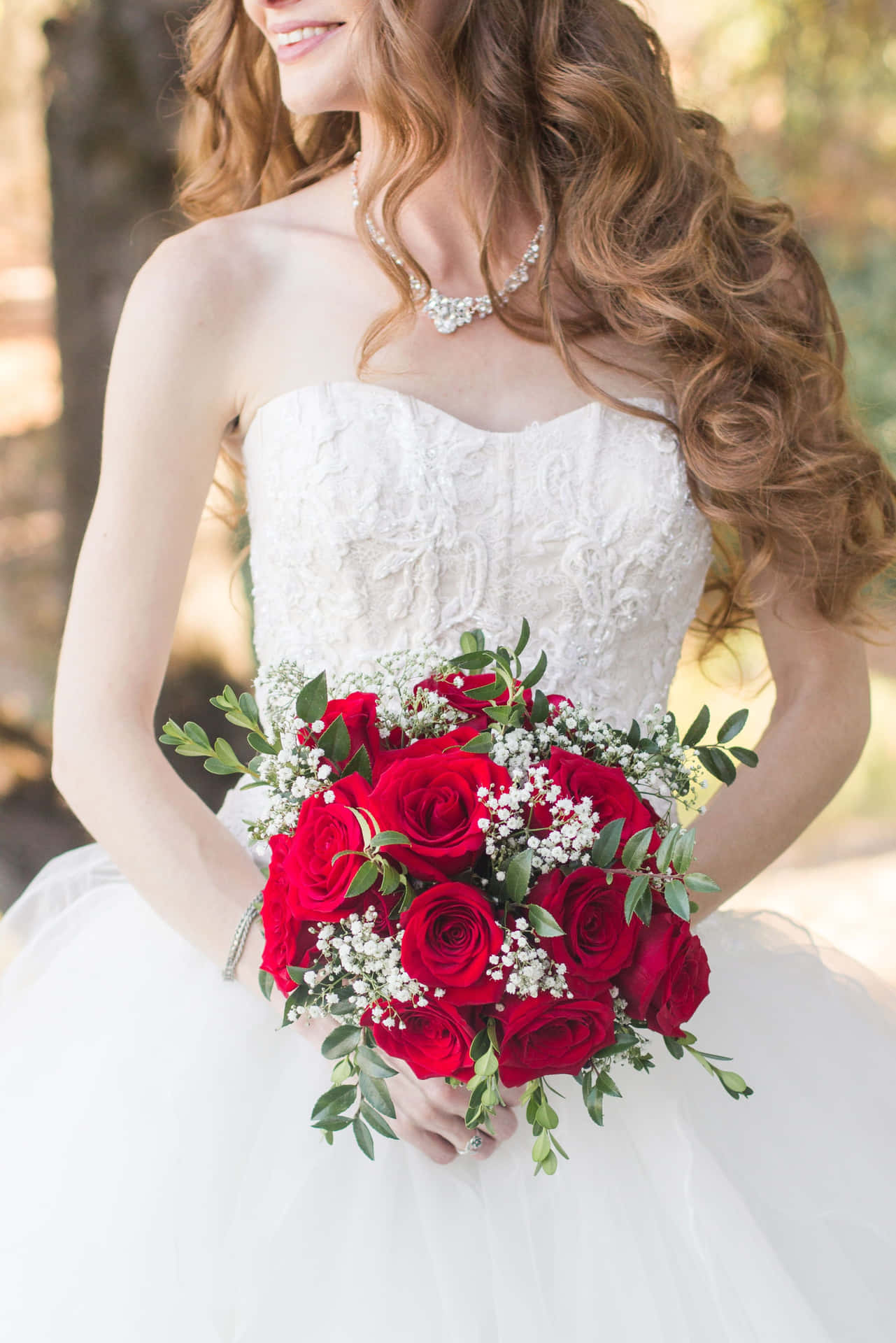 Fondode Pantalla: Elegante Arreglo De Rosas Para Bodas. Fondo de pantalla