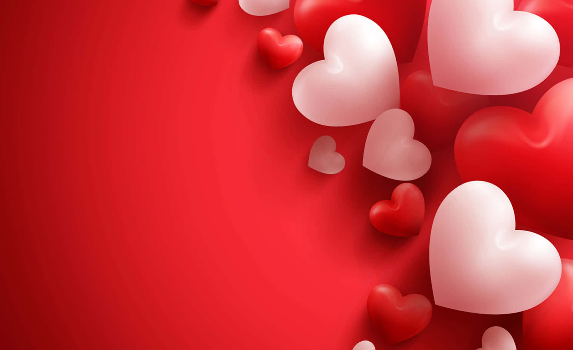 Roterherz-hintergrund Mit Den Maßen 3840 X 2344