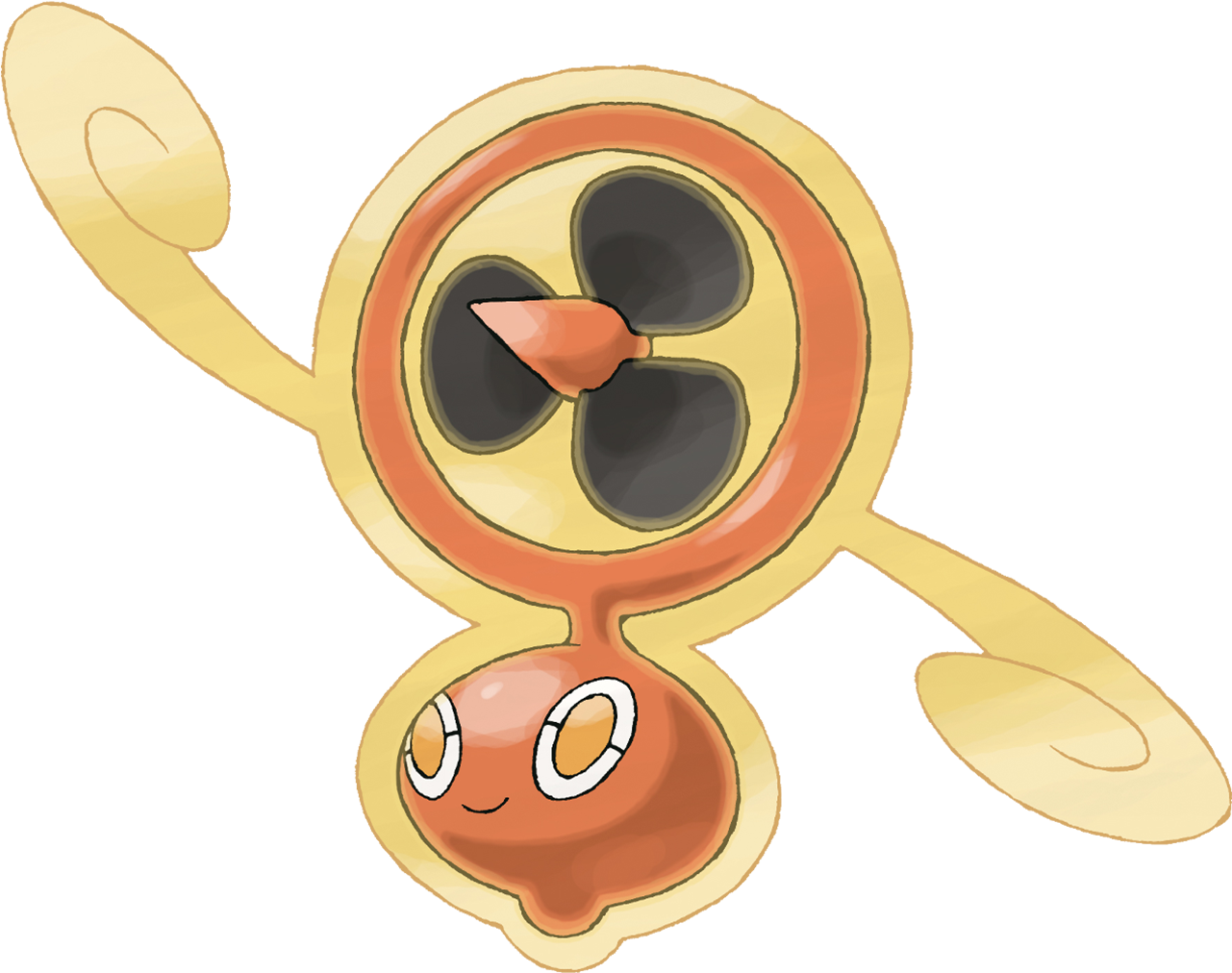 Rotom Fan Form Pokemon PNG