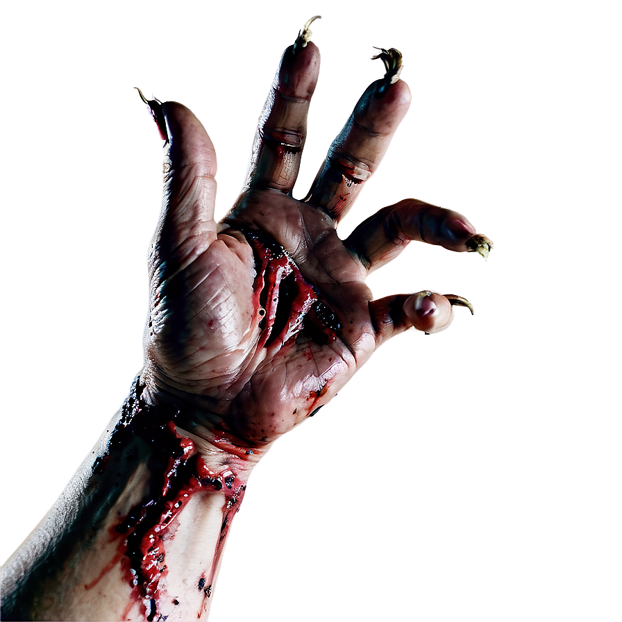 Rotten Zombie Hand Png 06122024 PNG