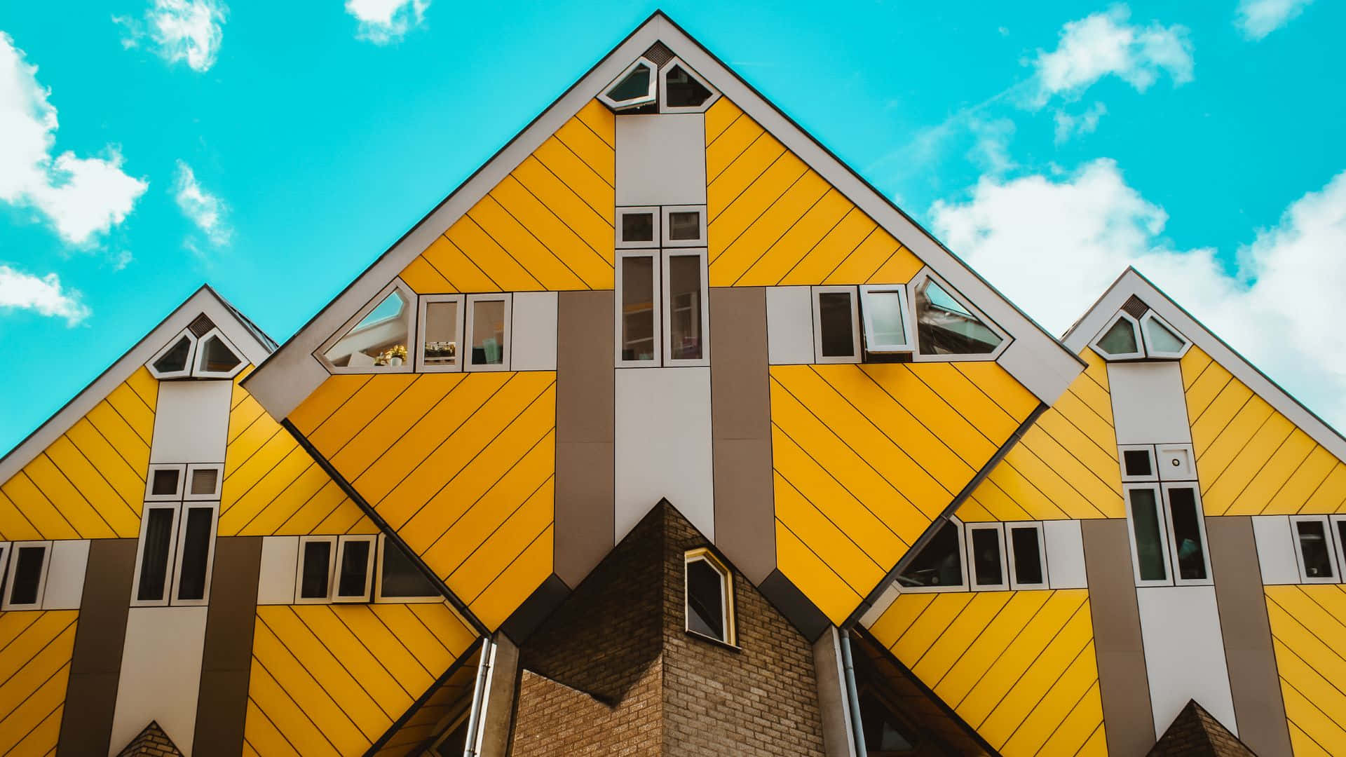 Rotterdam Cube Houses Architecture Wallpaper