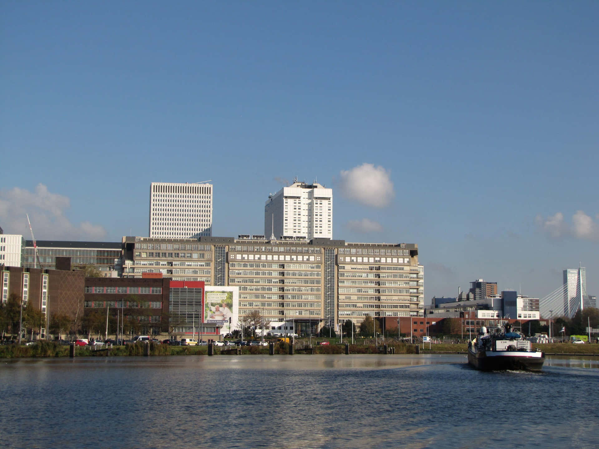 Rotterdam Waterfront Cityscape Wallpaper