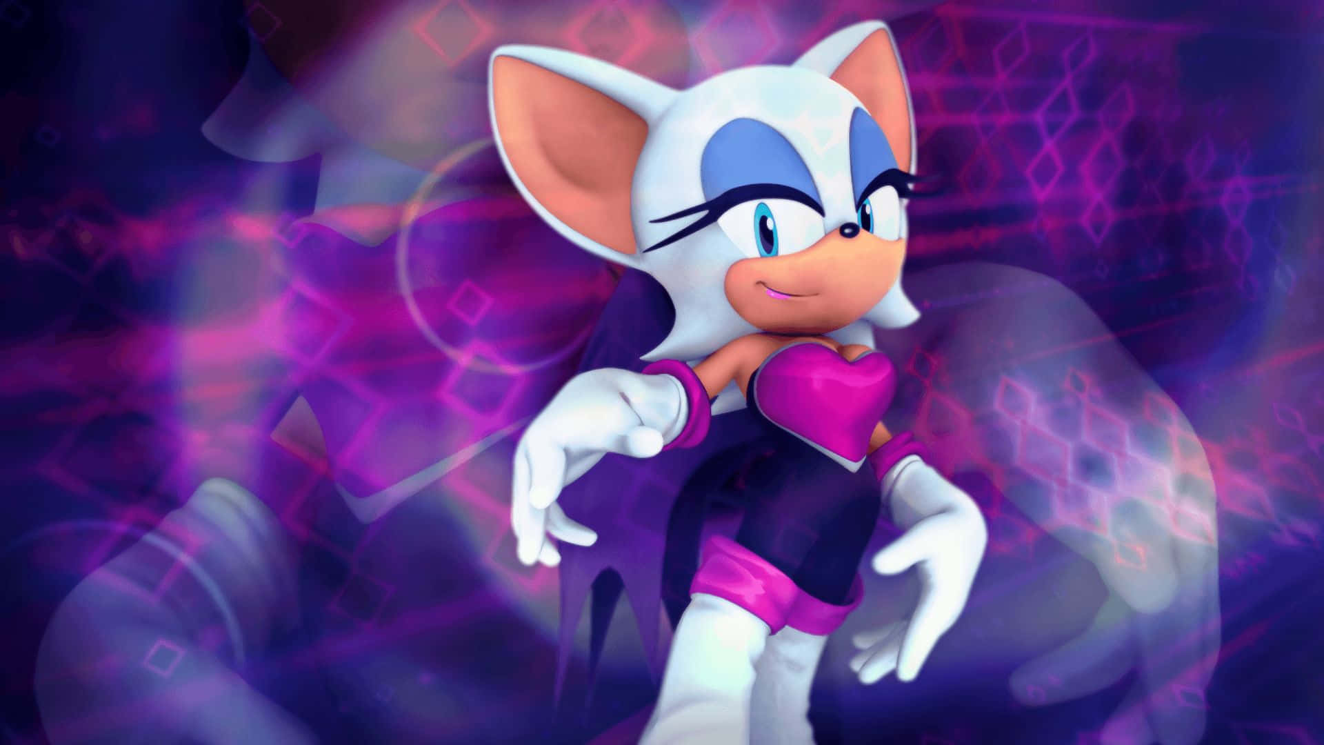 Thrilling Rouge The Bat in Action Wallpaper