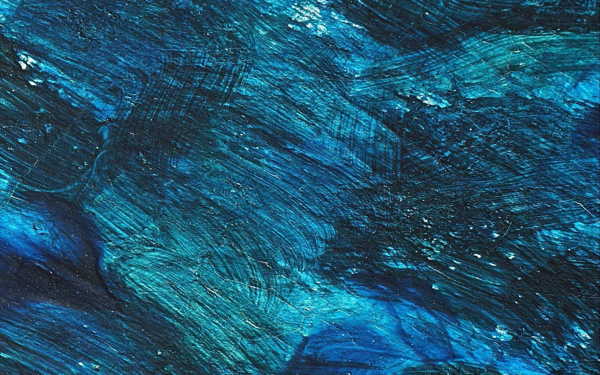 Pinturaabstracta Azul Con Textura Rugosa. Fondo de pantalla