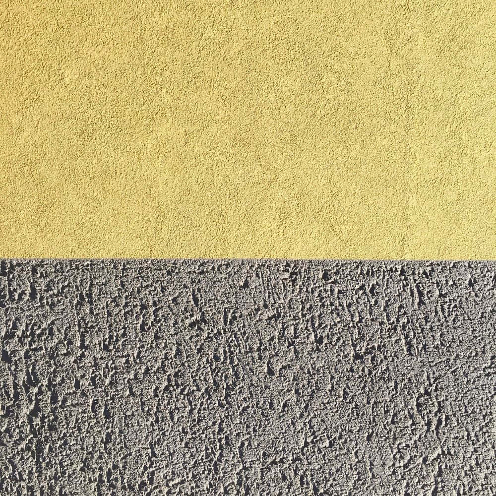 Rough Texture Yellow And Gray Split Wallpaper